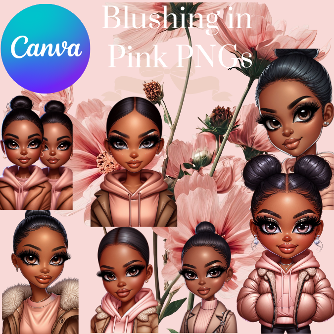 ✨ Blushing in Pink PNG Collection ✨