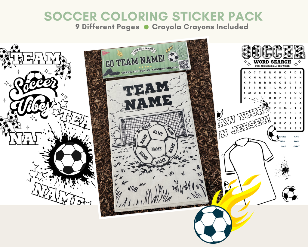 ✨ Themed Color Sticker Sheets w/ Crayons✨