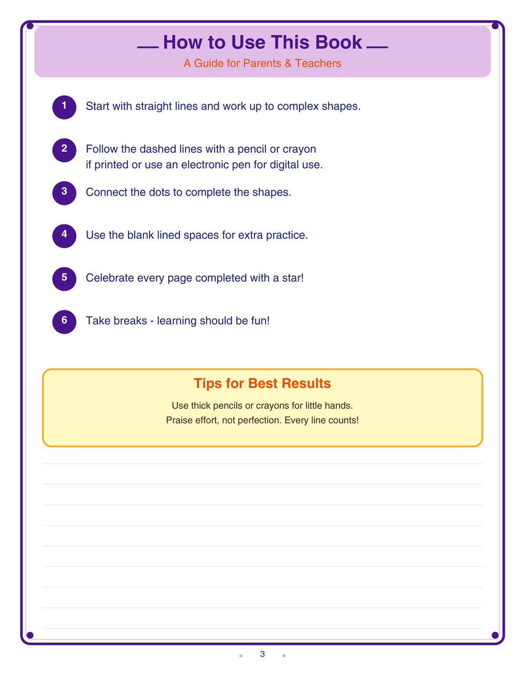 ✏️ Preschool Line Tracing Workbook