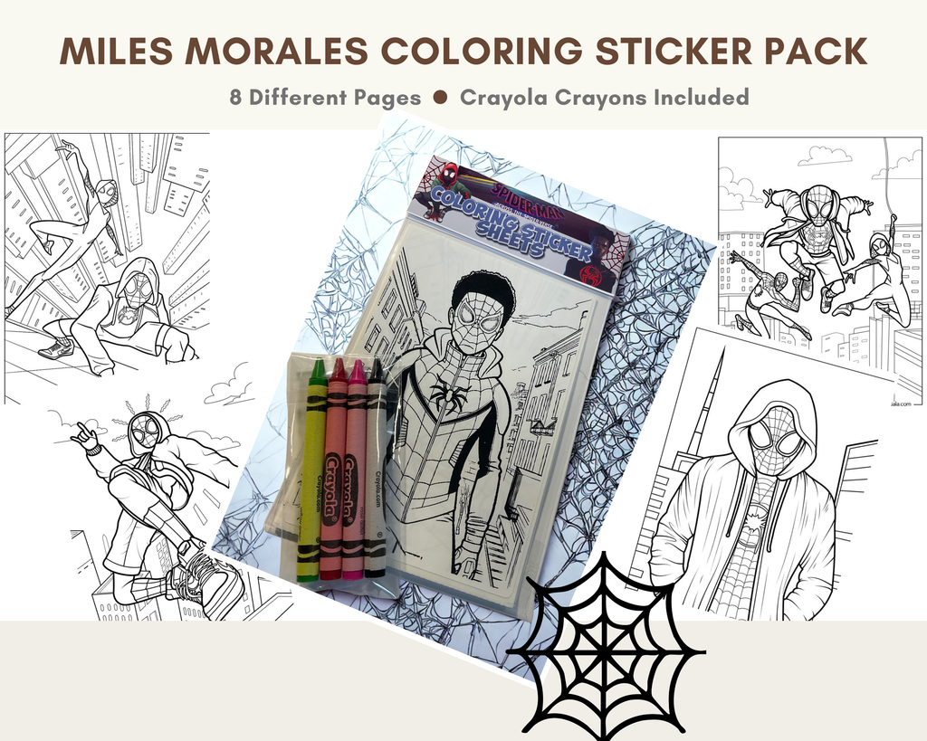 ✨ Themed Color Sticker Sheets w/ Crayons✨